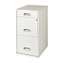 hirsh 3-drawer soho steel file cabinet 18-inch soft white|hirsh 3 drawer cabinet.